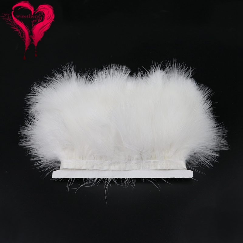 Feather Trim Marabou - 1 mètre fantaisie doux moelleux teint