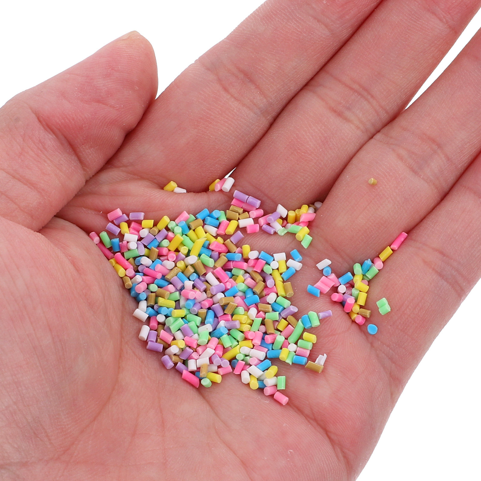 Craft Embellishments - 100 pièces d'embellissements en argile polymère,