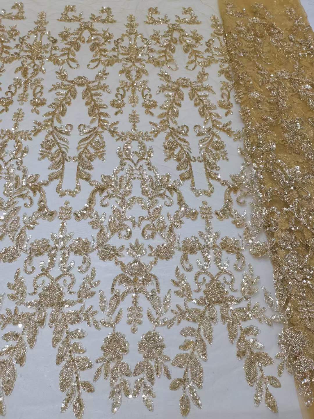 Crystal Mesh Fabric - Robe de soirée sur mesure, accessoires