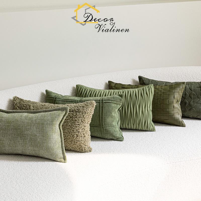 Velvet Ribbon Roll - Juste de coussin en forme de