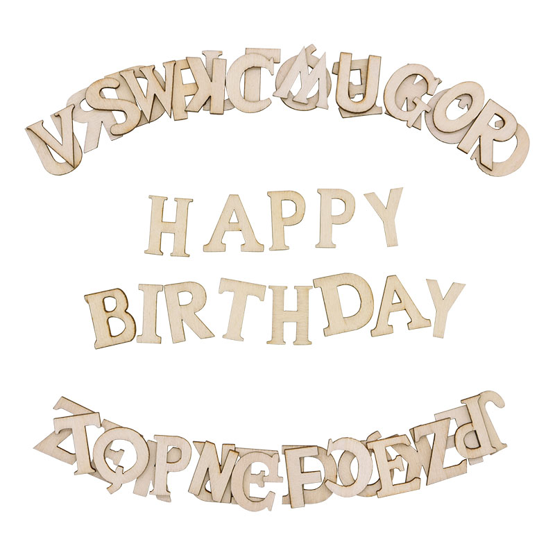Craft Embellishments - Lettres de l'alphabet et chiffres en