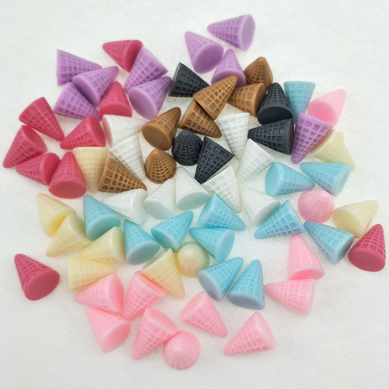 Embellishment Glue Craft - Cabochon pour crème glacée en résine,