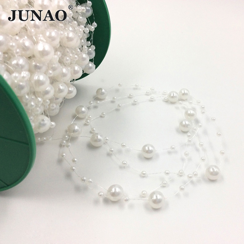 Pearl Trim Chain - JUNAO 20 mètres 3 + 8mm