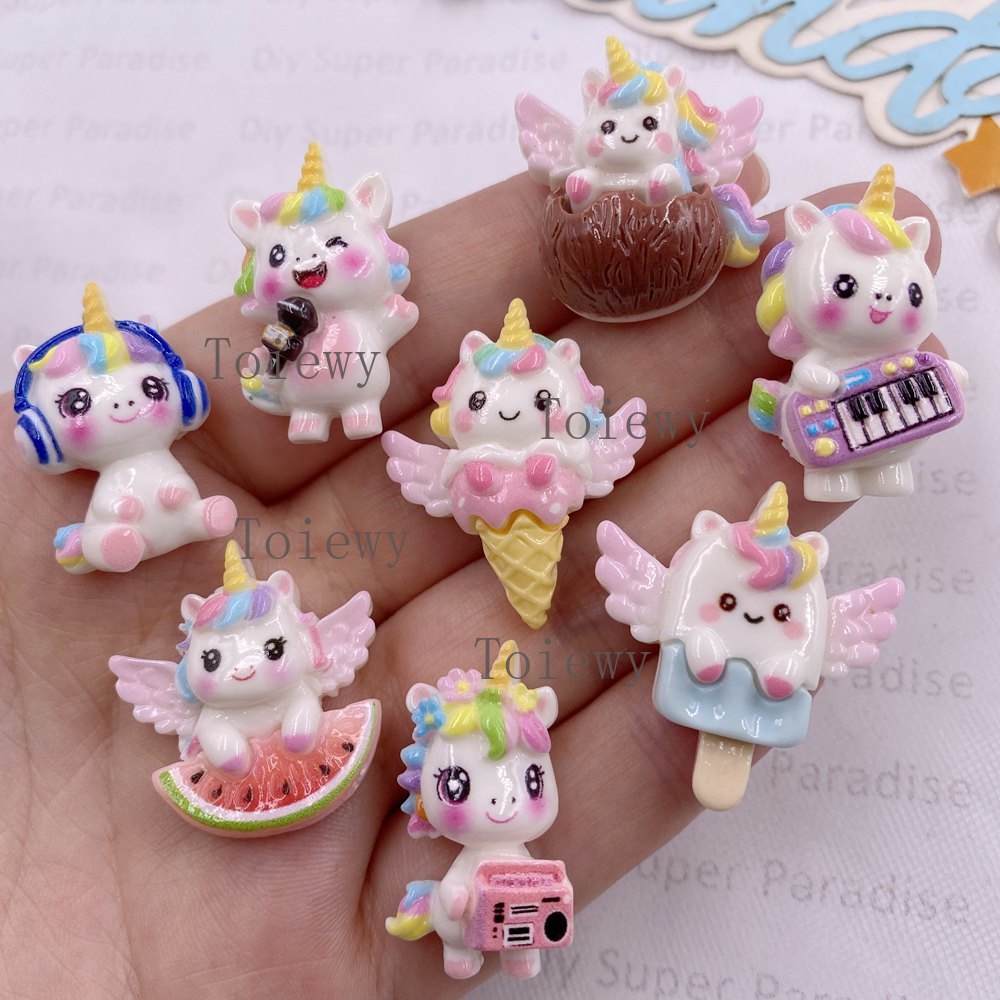 Christmas Craft Embellishment - 10 pièces de figurines en résine