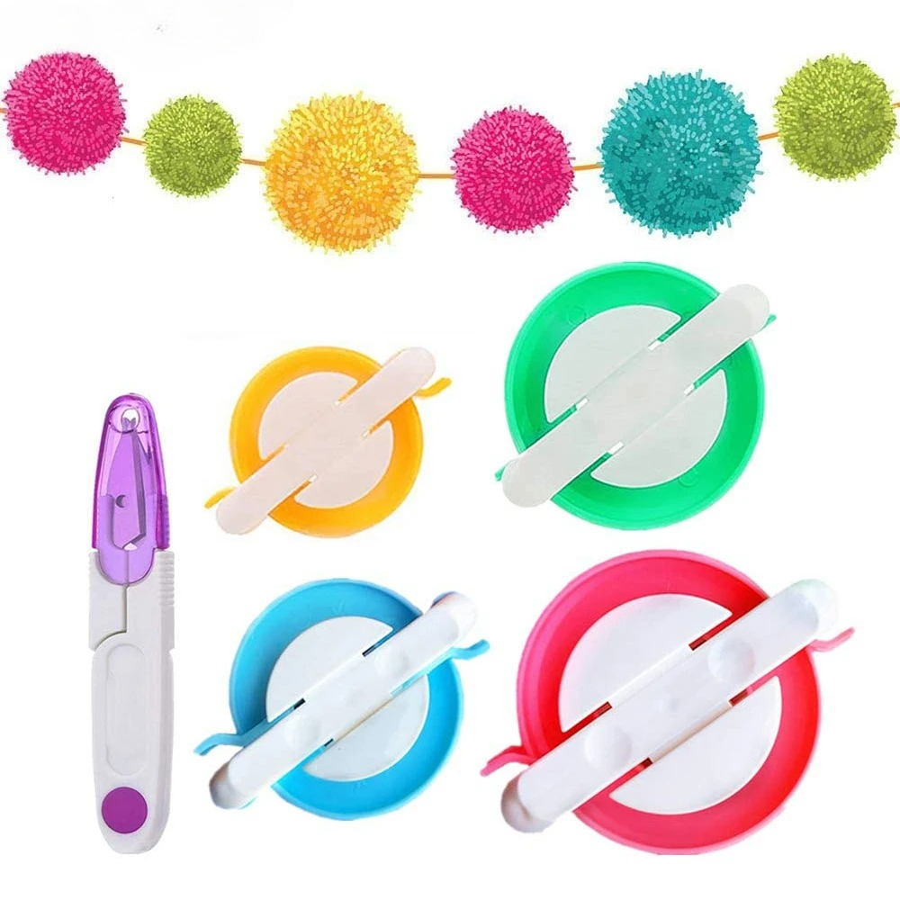 Pom Pom Maker Tool - Kit de fabrication de pompones 4