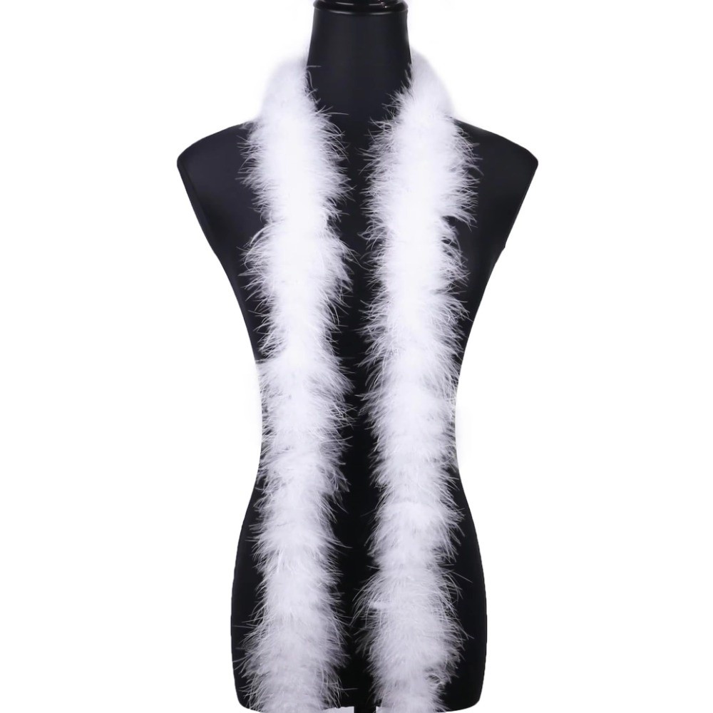 Feather Trim Marabou - Bande de manchette Boa en plumes