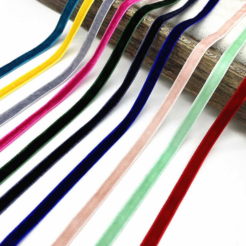Velvet Ribbon Roll - Ruban en velours 6-38mm, décoration de
