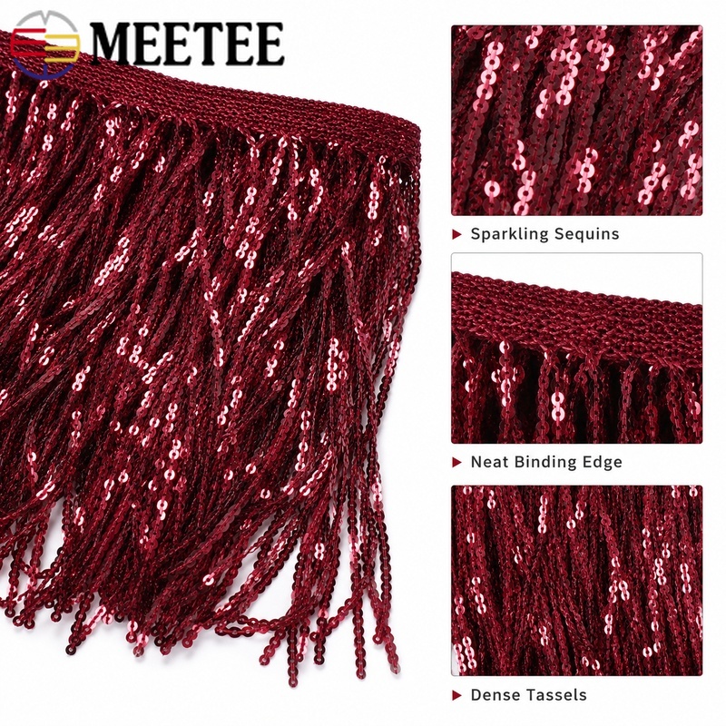 Ruban à franges à sequins bril - Fringe Ribbon Sewing avis et prix