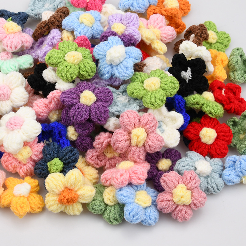 Appliques de fleurs à cinq pét - Craft Embellishments avis et prix