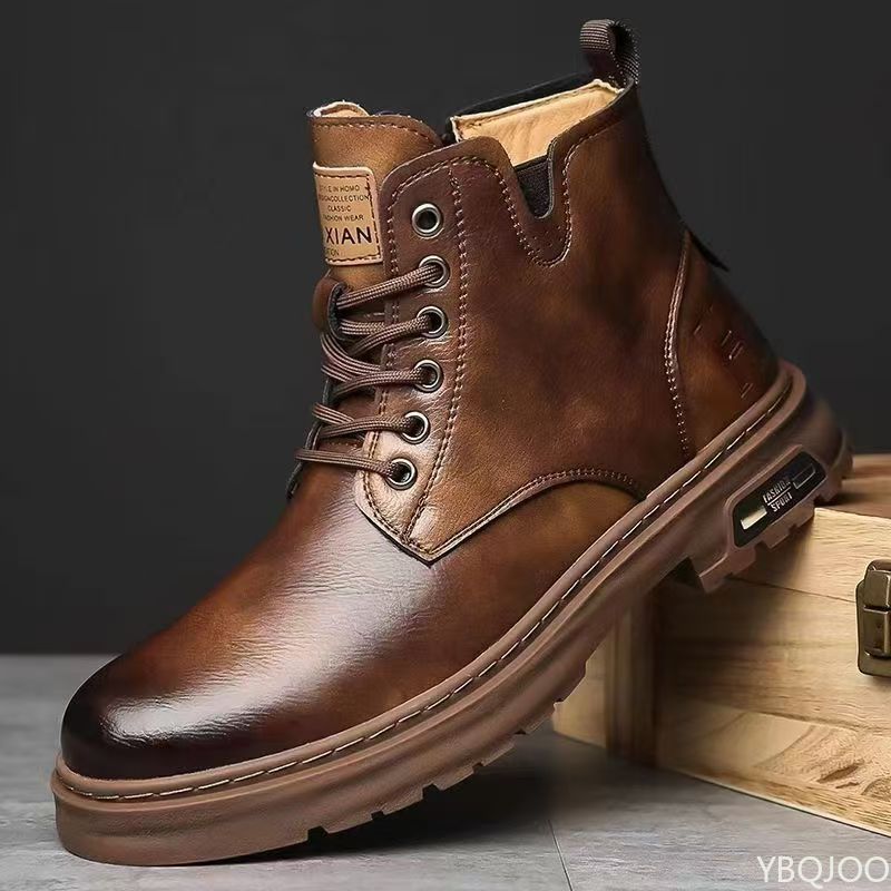 Chaussures montantes pour homm - Guipure Lace Panel avis et prix