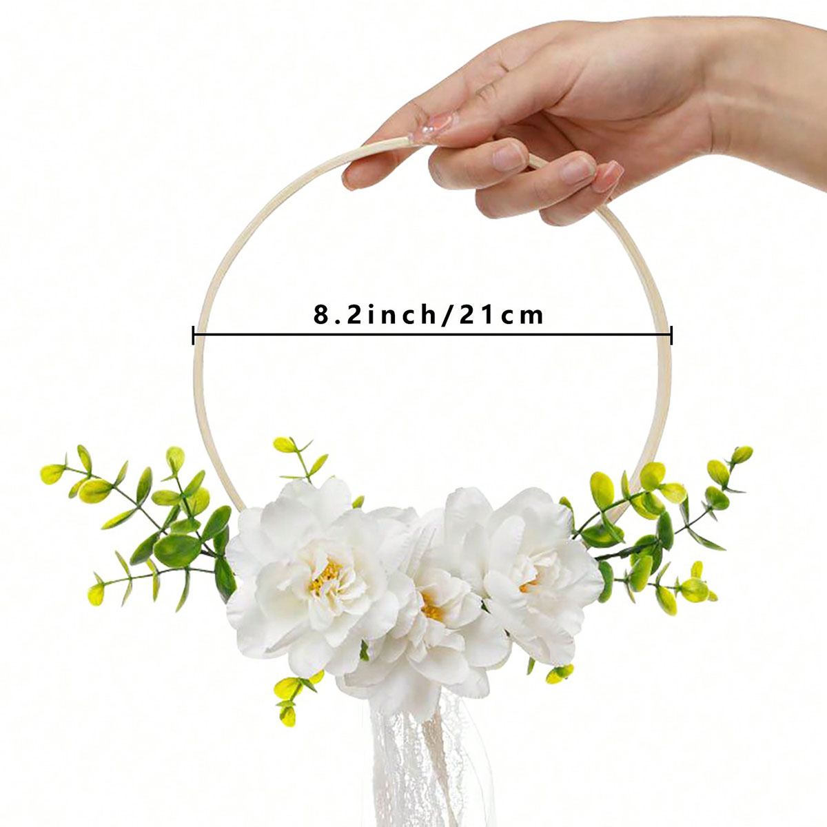 Couronne de fleurs ronde en ba - Tassel Fringe Trim avis et prix