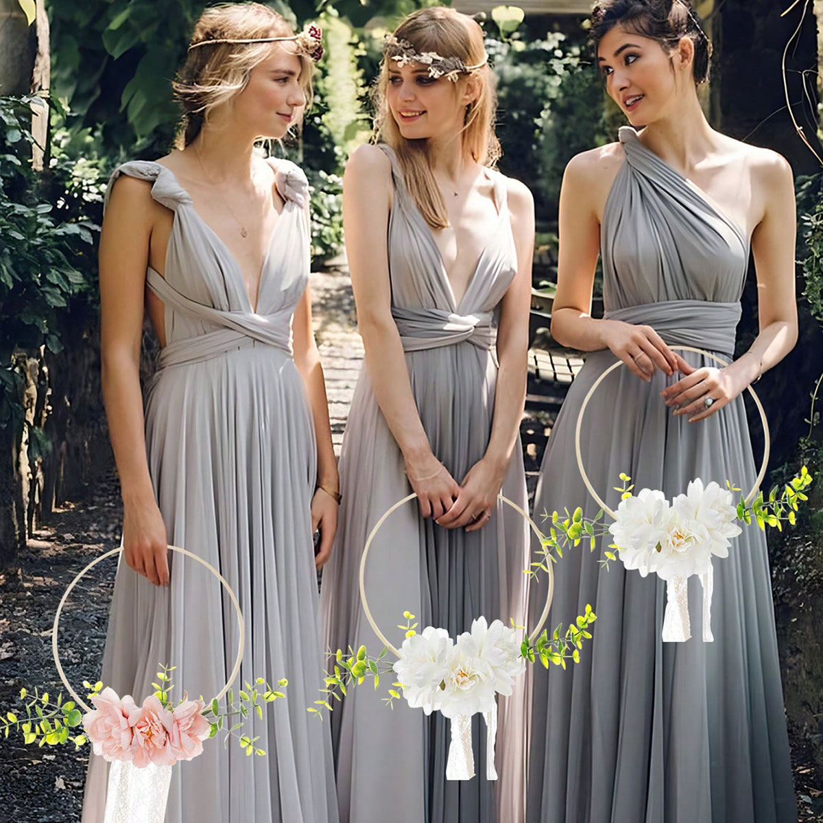 Couronne de fleurs ronde en ba - Tassel Fringe Trim avis et prix