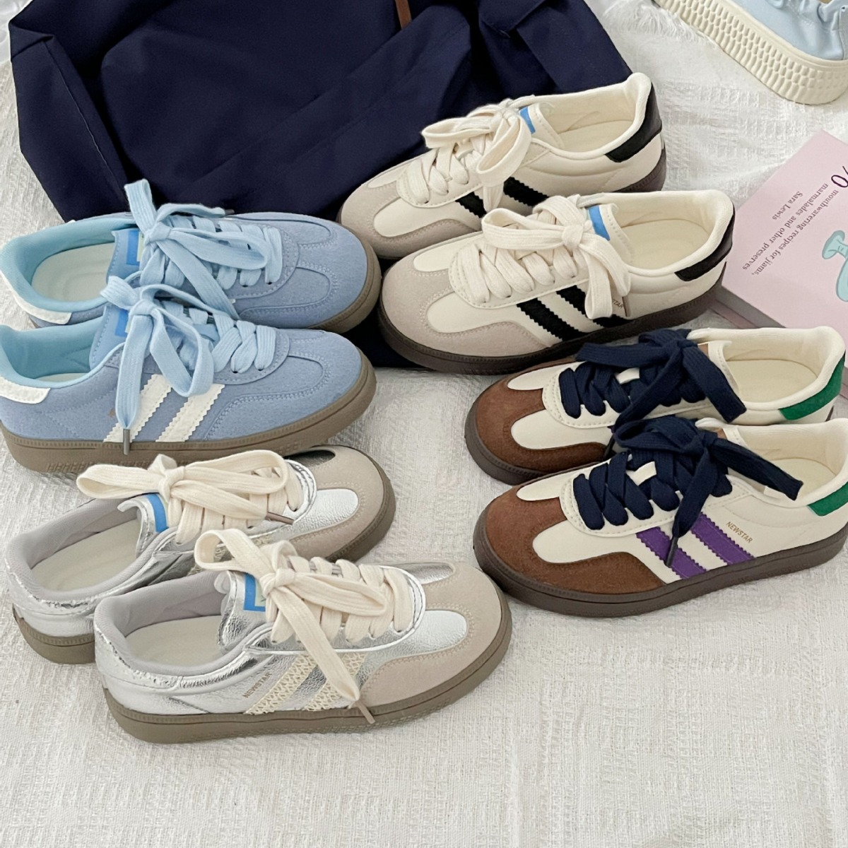 Sneakers vintage pour femmes,  - Guipure Lace Panel avis et prix