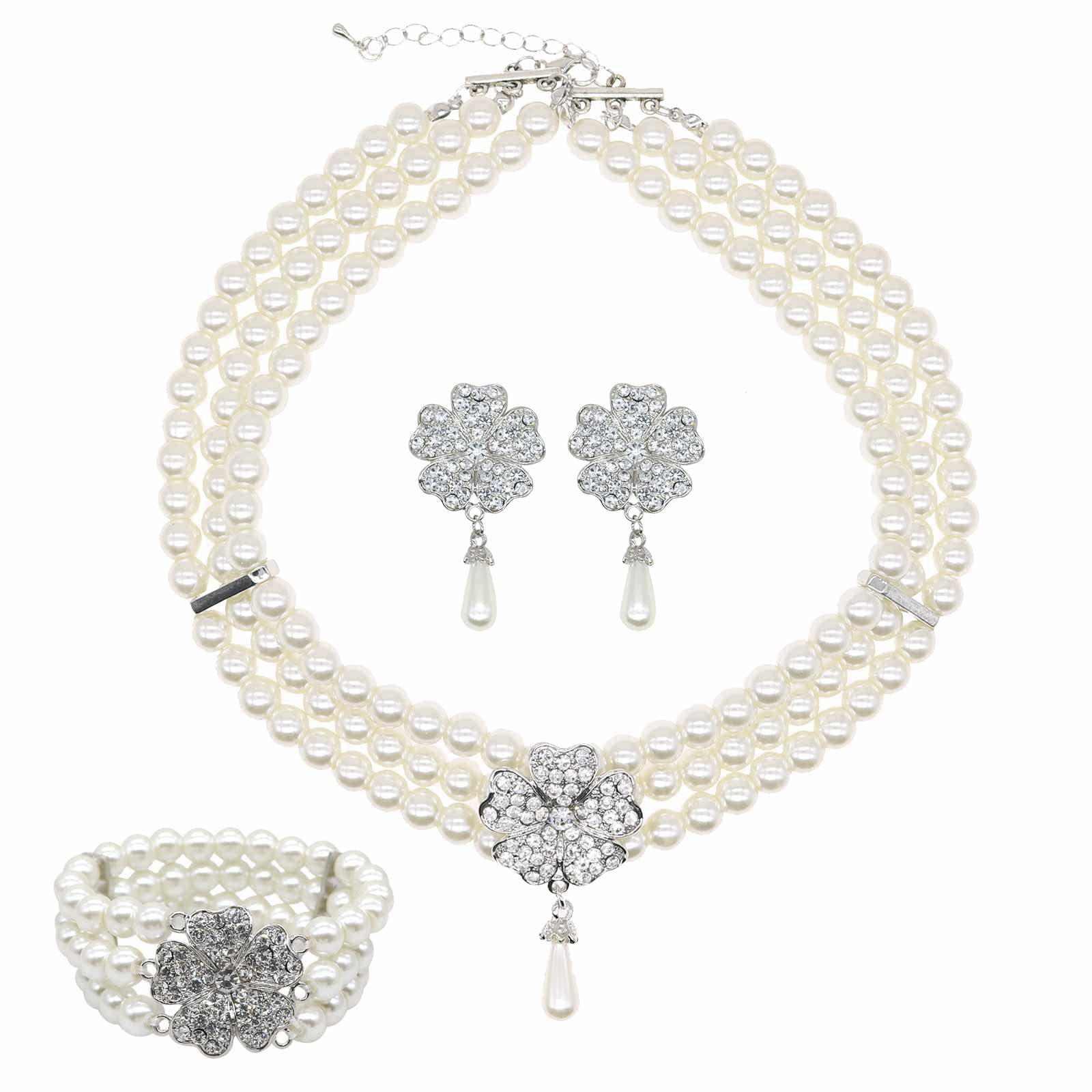 1920s1950s Imitation Pearl Nec - Pearl Trim Chain avis et prix