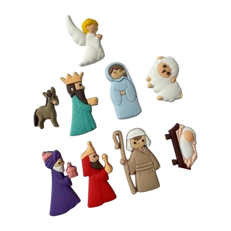 G6KF 9PCS / Set Nativity Scene - Christmas Craft Embellishment avis et prix