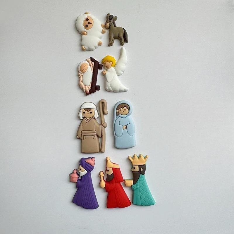 G6KF 9PCS / Set Nativity Scene - Christmas Craft Embellishment avis et prix
