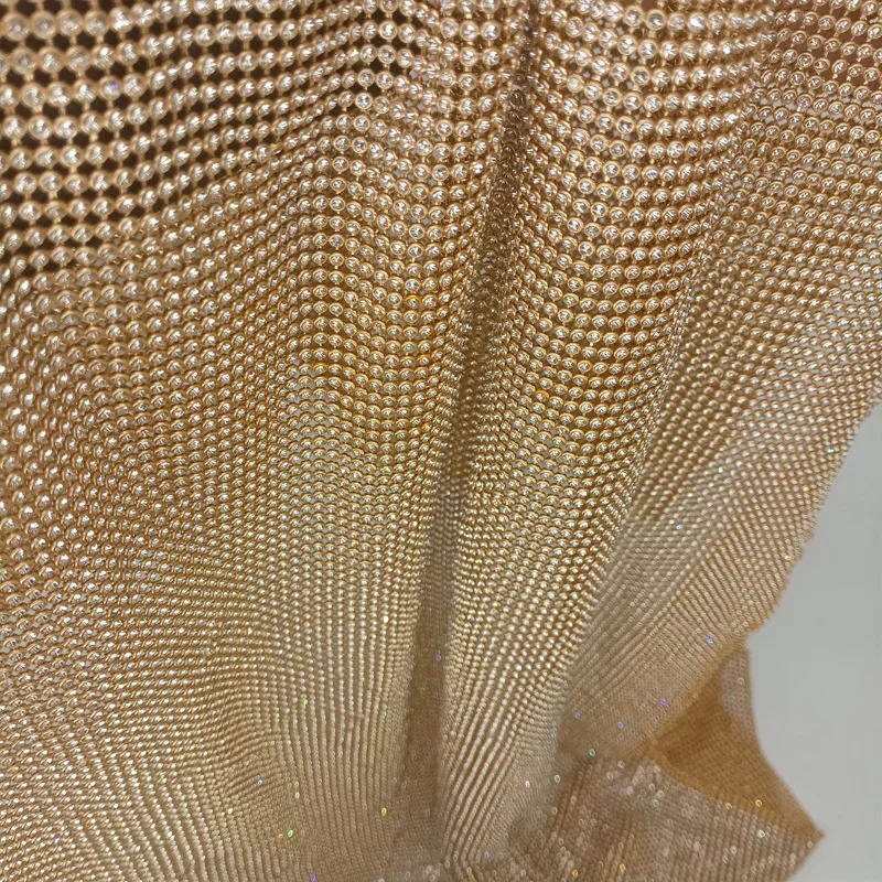 Tissu en maille métallique ave - Crystal Mesh Fabric avis et prix