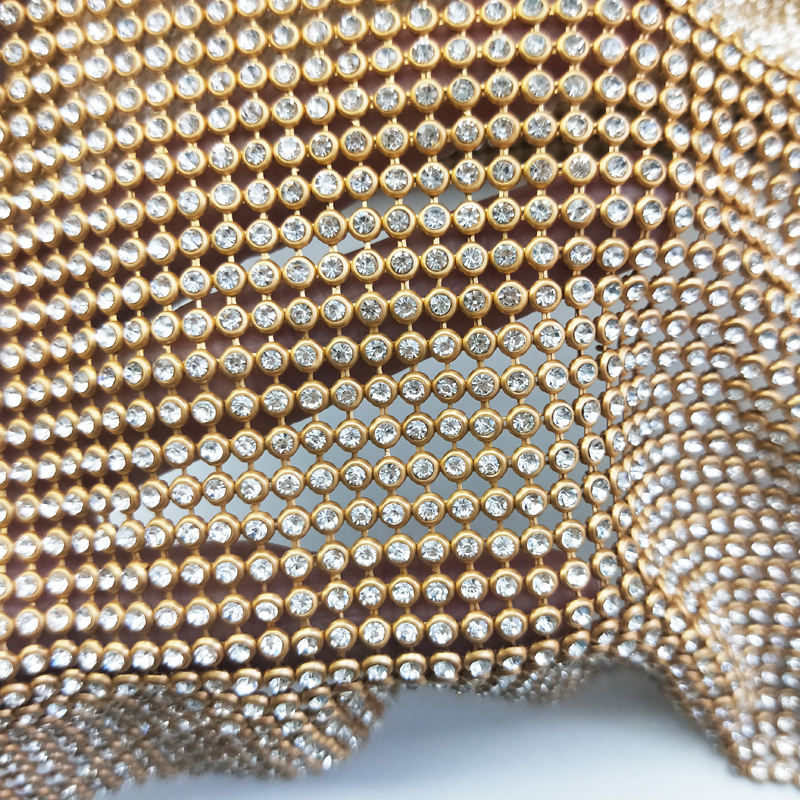 Tissu en maille métallique ave - Crystal Mesh Fabric avis et prix