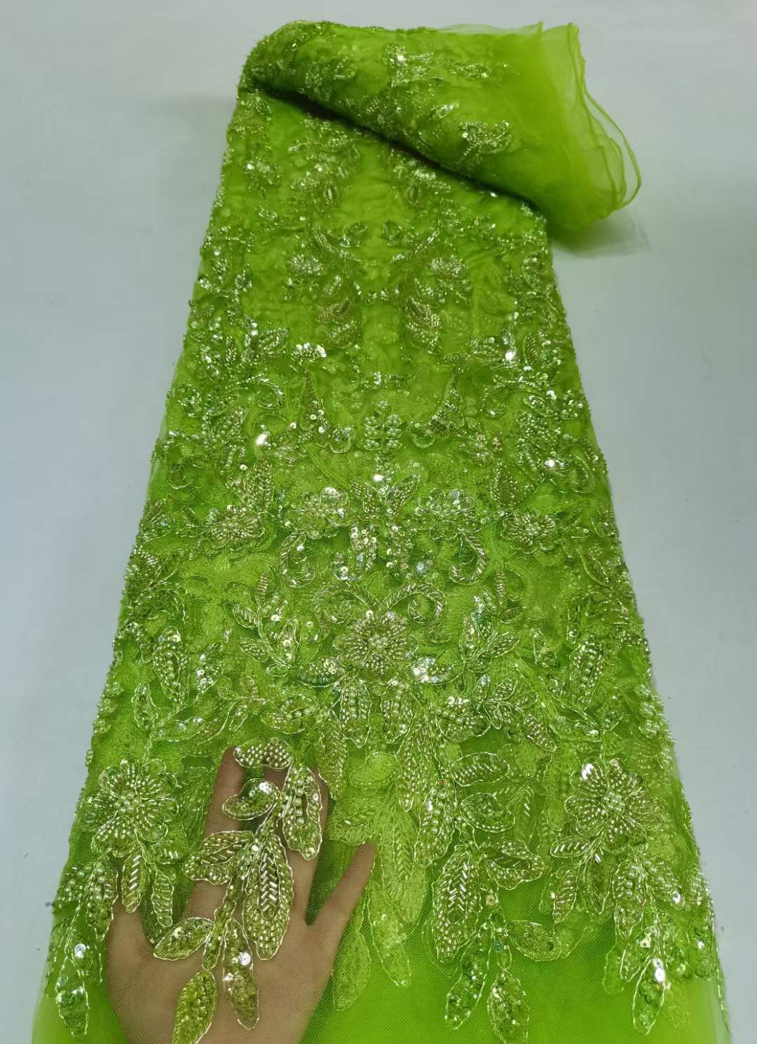 Robe de soirée sur mesure, acc - Crystal Mesh Fabric avis et prix