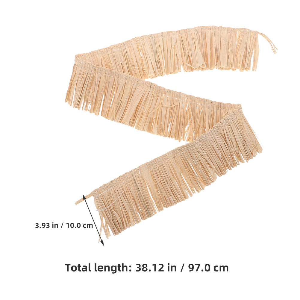 2 pièces de franges en raphia  - Tassel Fringe Trim avis et prix