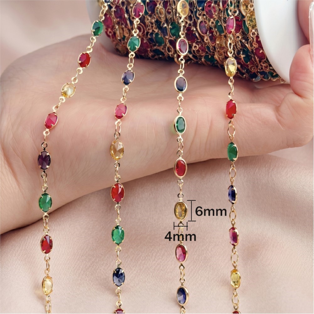 Chaîne de 1 mètre en laiton pl - Pearl Trim Chain avis et prix