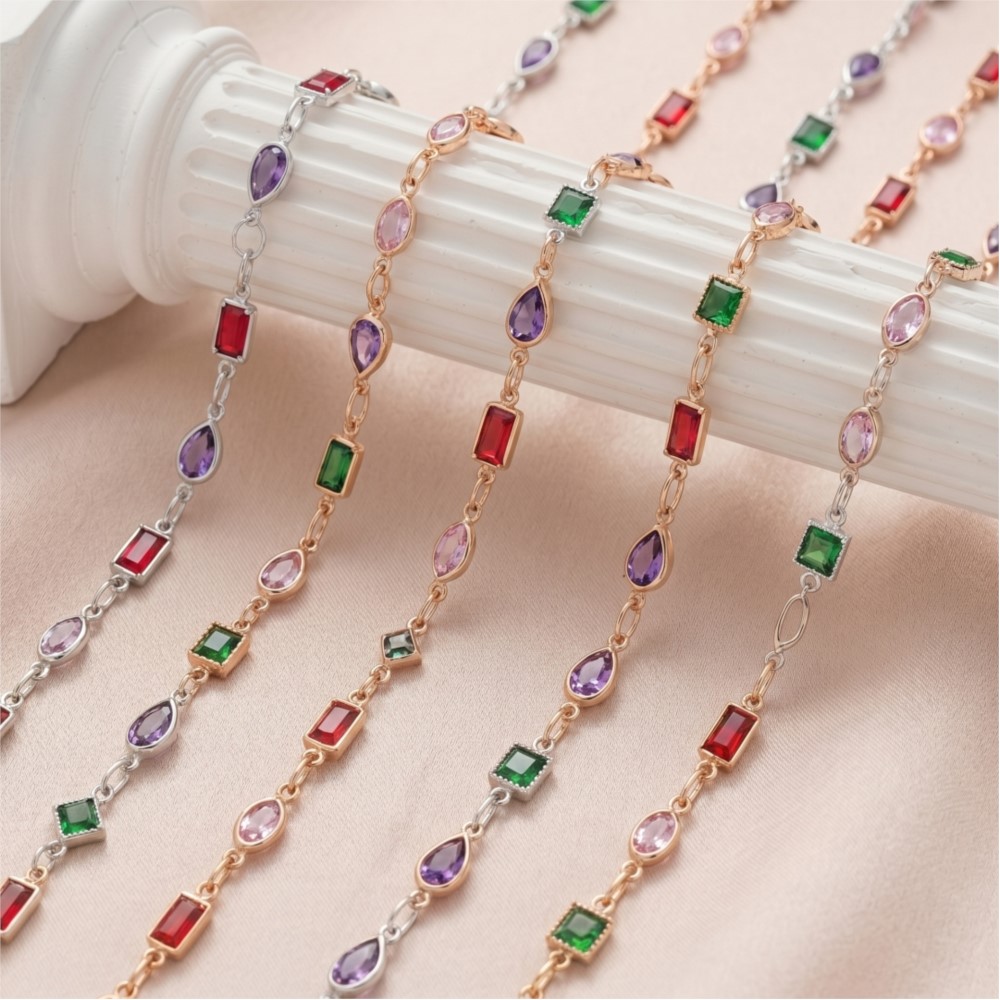 Chaîne de 1 mètre en laiton pl - Pearl Trim Chain avis et prix