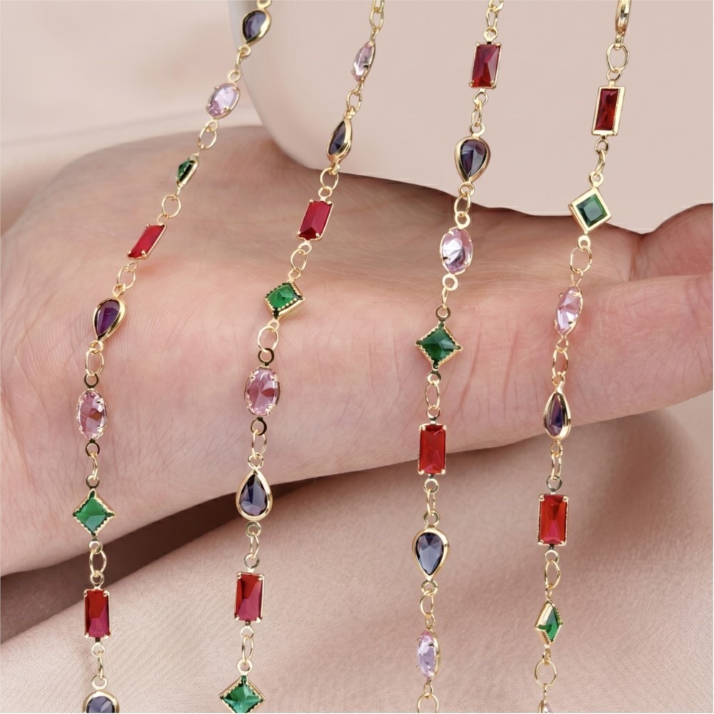 Chaîne de 1 mètre en laiton pl - Pearl Trim Chain avis et prix