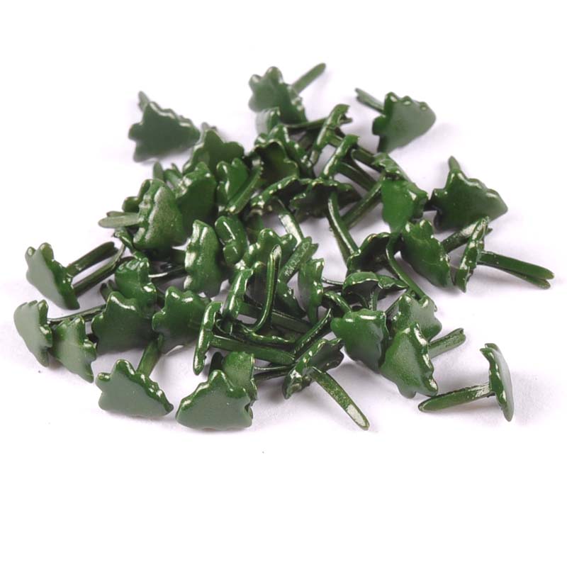50pcs Mini arbre de noël Brads - Christmas Craft Embellishment avis et prix