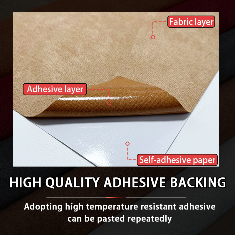 Rouleau de tissu en daim auto- - Velvet Ribbon Roll avis et prix