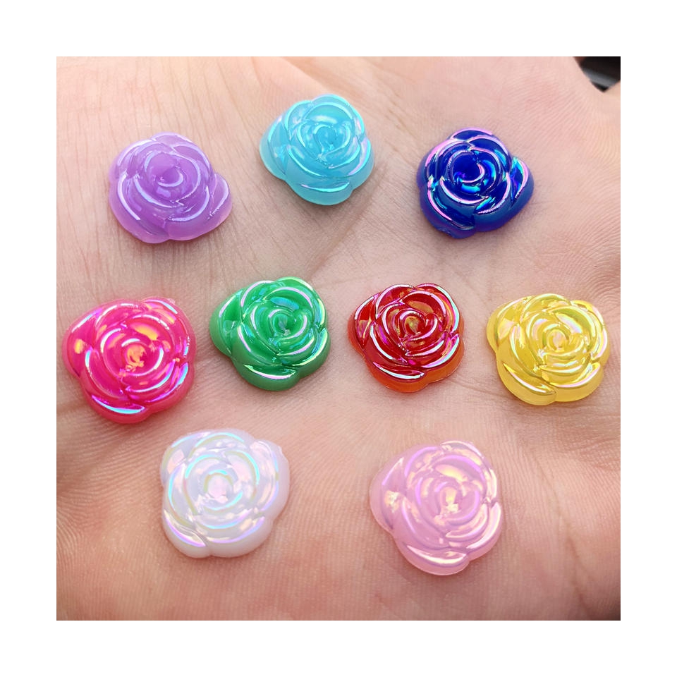 40 pièces 14mm or Rose fleurs  - Embellishment Glue Craft avis et prix