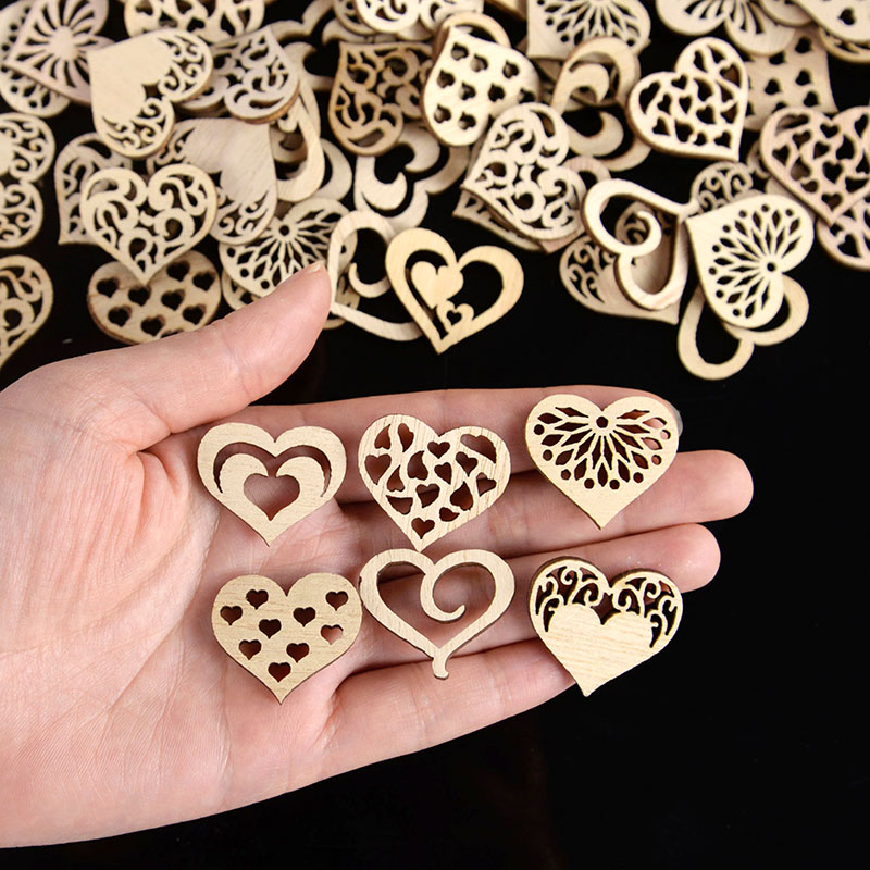 50/100 pièces motif de coeur c - Craft Embellishments avis et prix