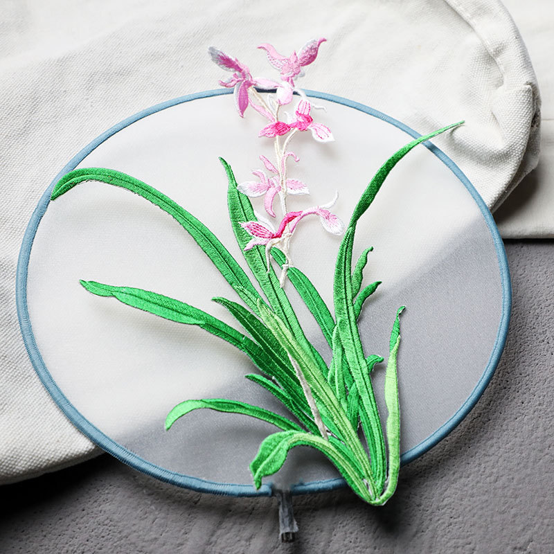 Autocollant Cymbidium brodé th - Applique Patch Flower avis et prix