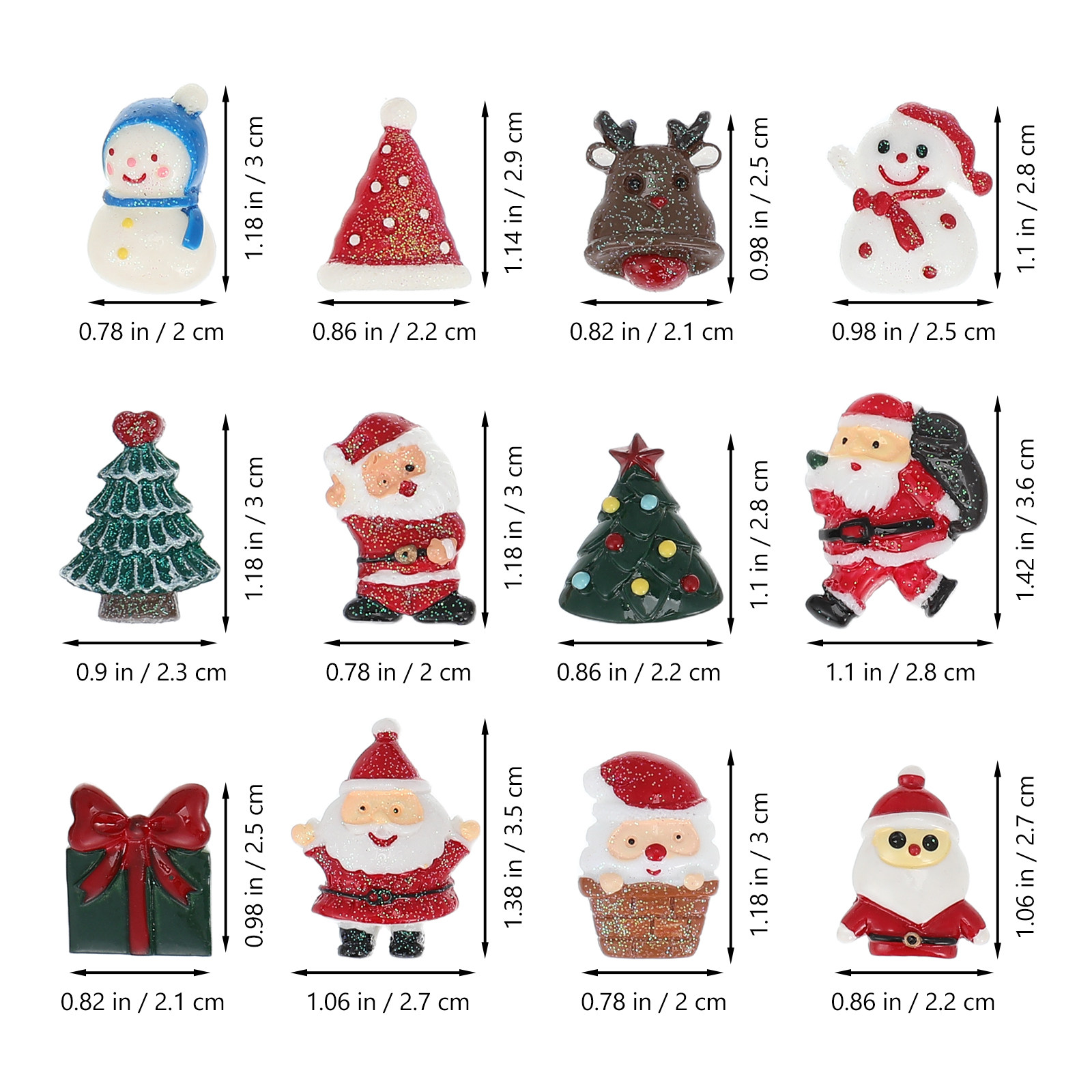 50 pièces d'ornements de Noël, - Craft Embellishments avis et prix