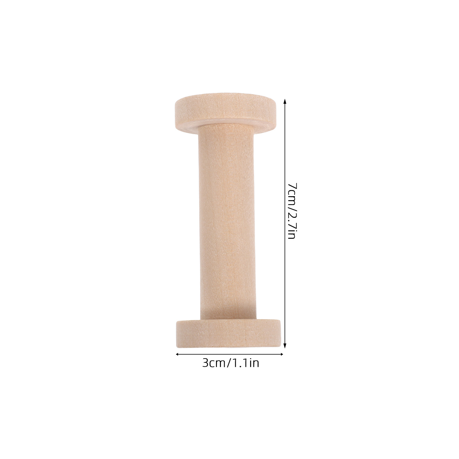 15 bobines en bois naturel, st - Embroidery Craft avis et prix