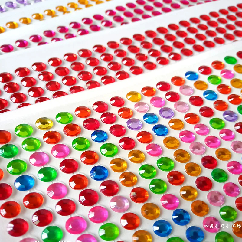 Feuille d'autocollants en stra - Embellishment Glue Craft avis et prix