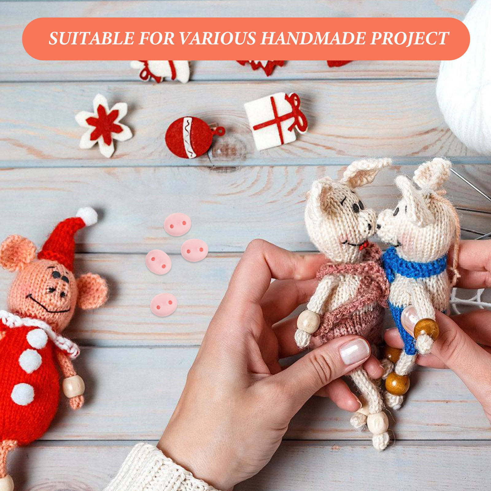 100 pièces de nez de cochon en - Embellishment Glue Craft avis et prix