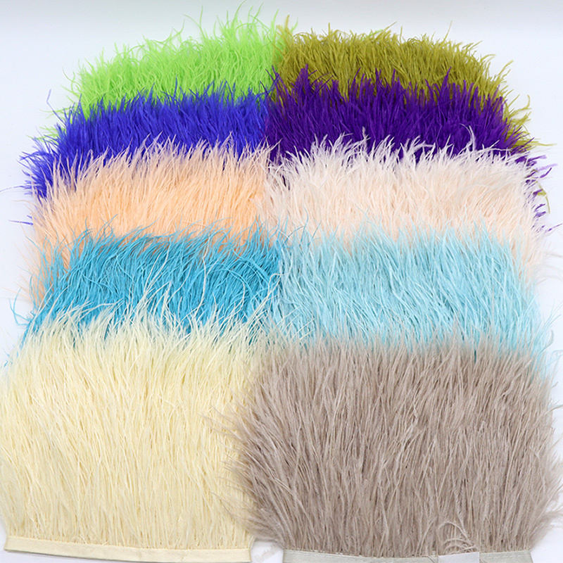 Plumes d'autruche noires 1M 8- - Feather Trim Marabou avis et prix