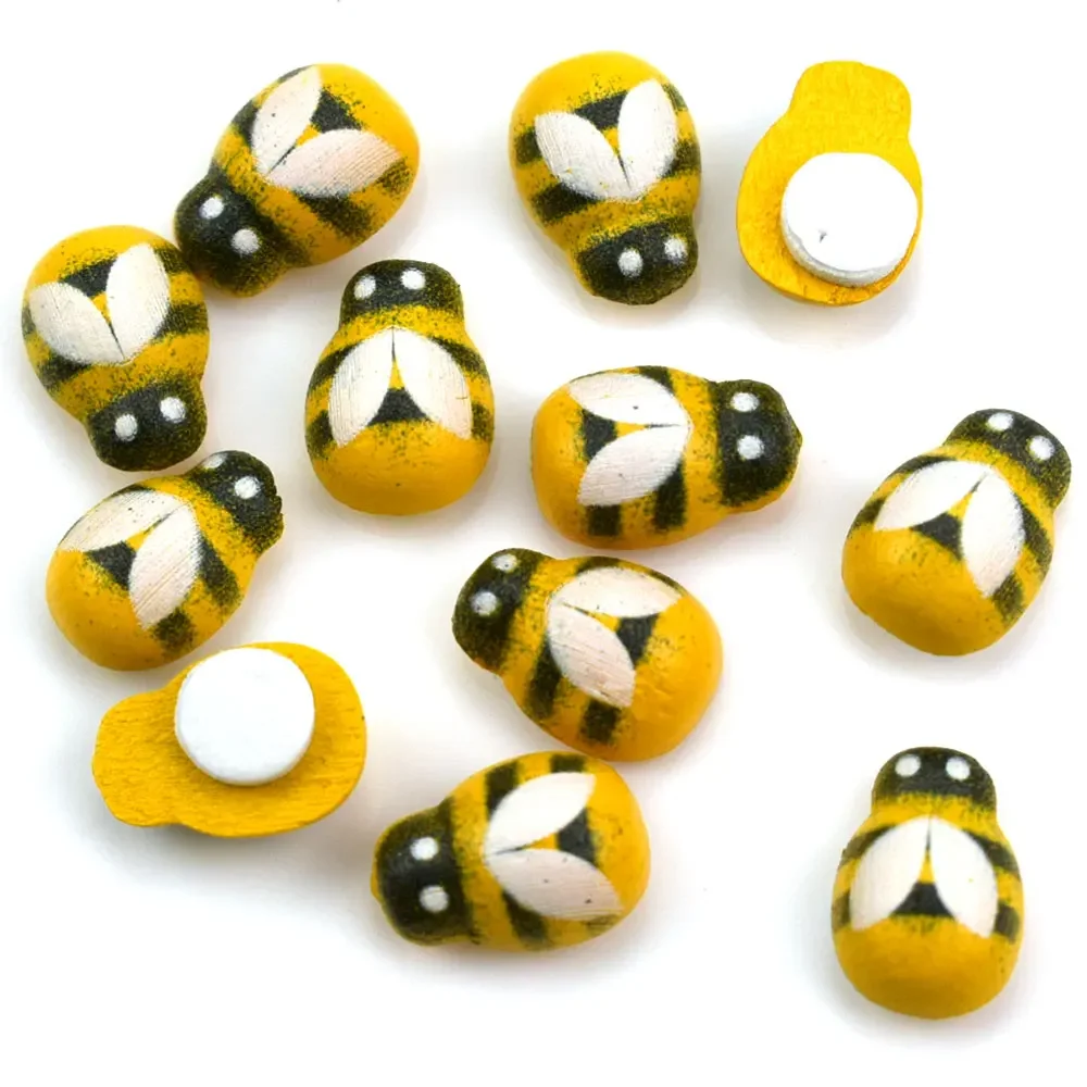 50 boutons en bois jaunes à co - Embellishment Glue Craft avis et prix