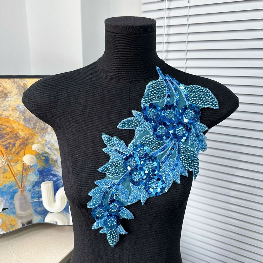 Patchs de fleurs 3D à sequins  - Applique Patch Flower avis et prix