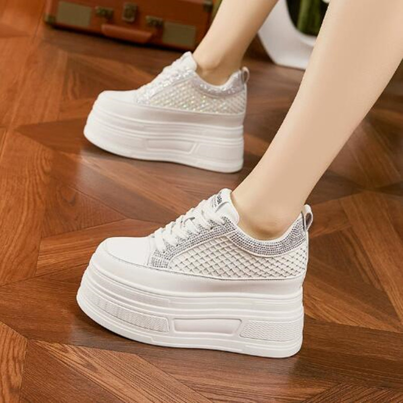 Nouvelles Baskets Compensées D - Crystal Mesh Fabric avis et prix