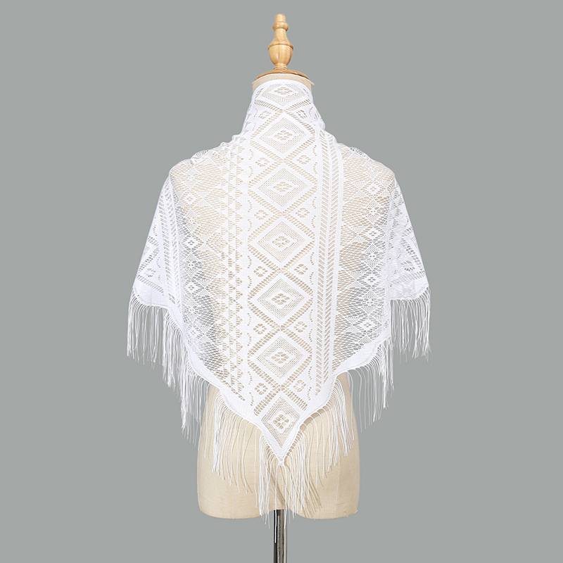 Écharpe triangulaire à glands  - Tassel Fringe Trim avis et prix
