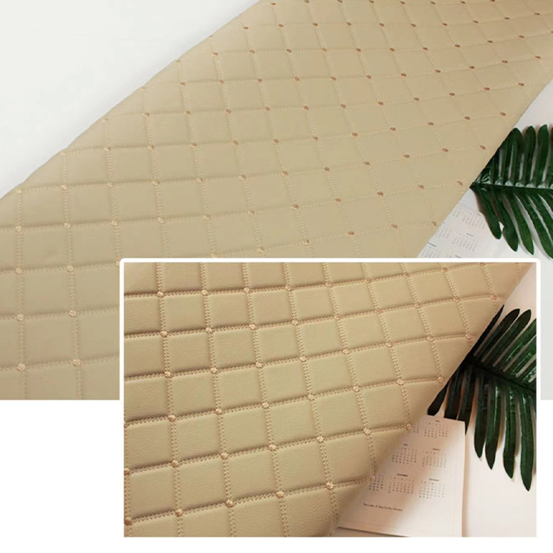 Tissu en cuir PVC matelassé br - Embroidery Craft avis et prix