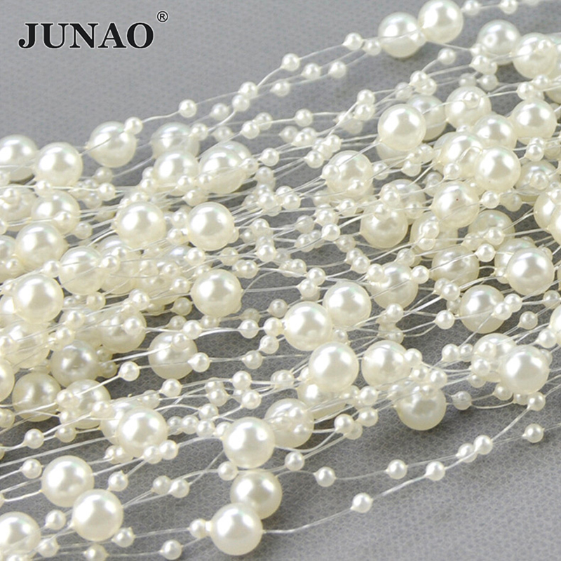 JUNAO 20 mètres 3 + 8mm perles - Pearl Trim Chain avis et prix