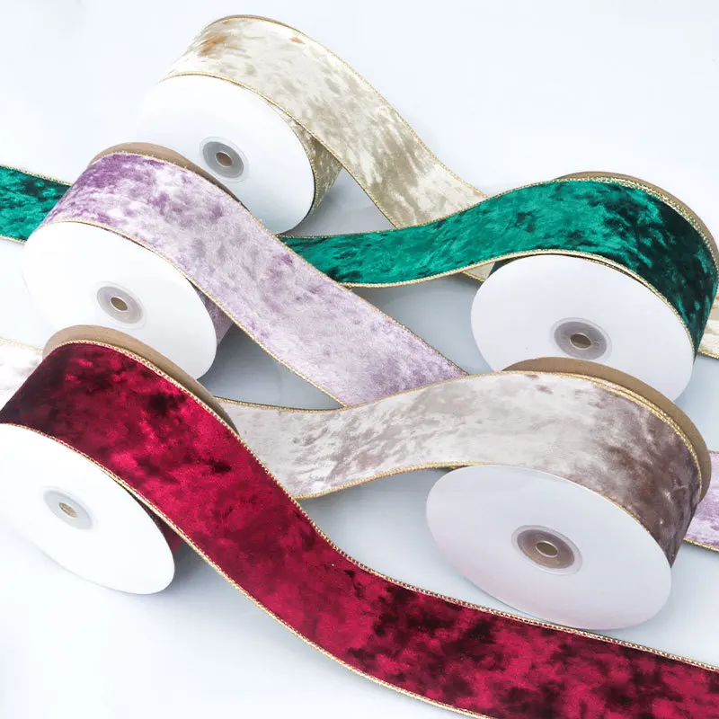 Ruban métallique en velours ré - Velvet Ribbon Roll avis et prix