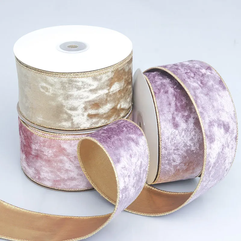 Ruban métallique en velours ré - Velvet Ribbon Roll avis et prix