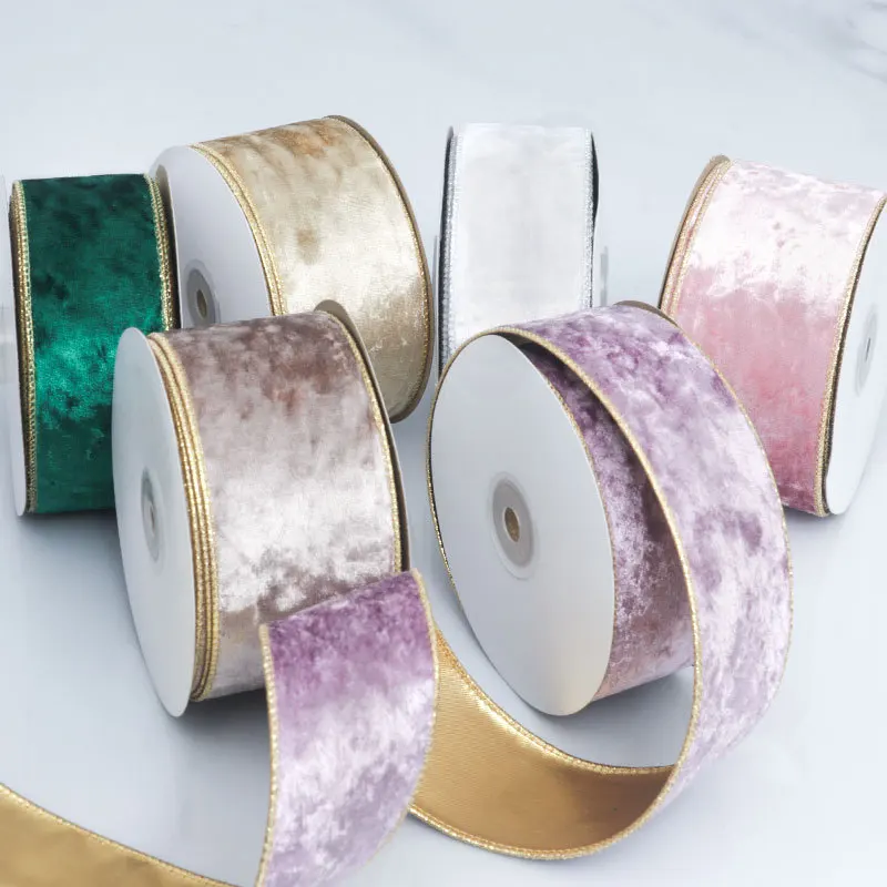 Ruban métallique en velours ré - Velvet Ribbon Roll avis et prix