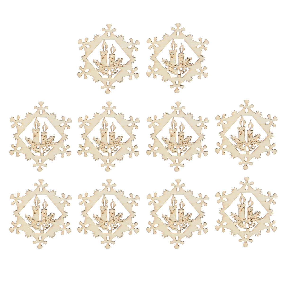 Pendentifs flocons de neige en - Christmas Craft Embellishment avis et prix