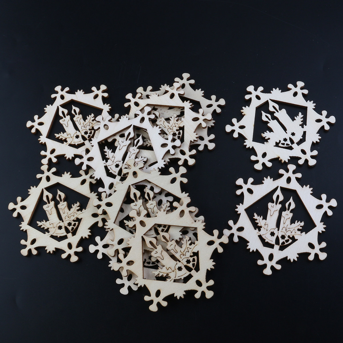 Pendentifs flocons de neige en - Christmas Craft Embellishment avis et prix