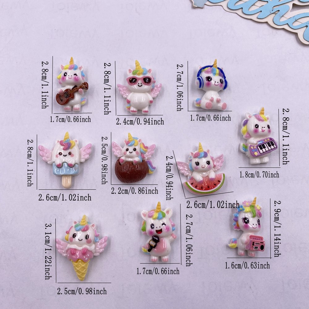 10 pièces de figurines en rési - Christmas Craft Embellishment avis et prix
