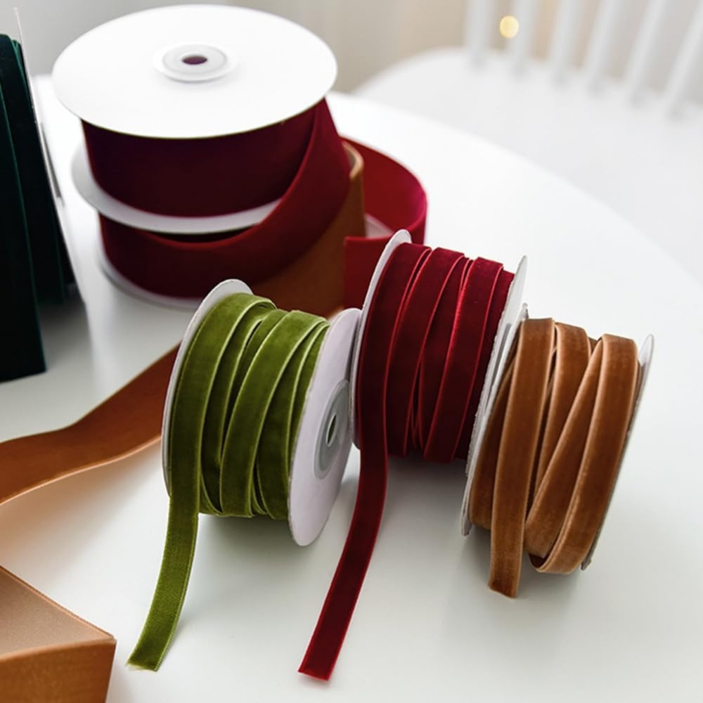 2 rouleaux de ruban en velours - Velvet Ribbon Roll avis et prix